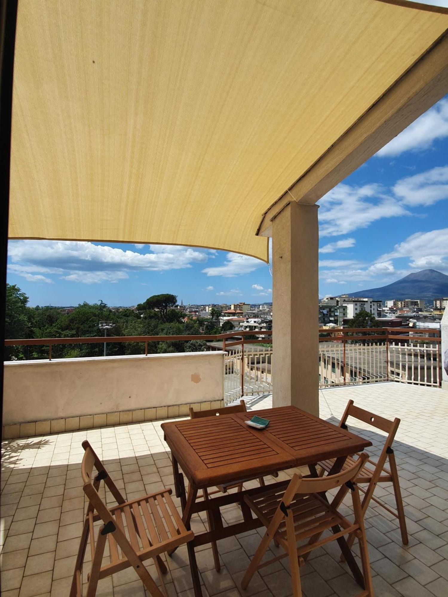 Renovated Loft With Vesuvio View Terrace Apartment สกาฟาติ ห้อง รูปภาพ